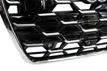 Audi A6 C8 2018–2025 Front Grille RS-Style (2024-, grey with chrome) photo 3