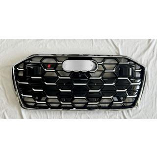 Front Grille RS-Style (2024-, grey with chrome) Audi A6 C8 2018–2025 photo 2