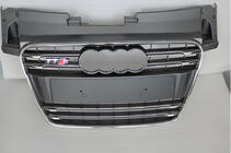Audi TT 2006-2014 Front Grille S-Style (2008-2014, black with chrome) photo 1
