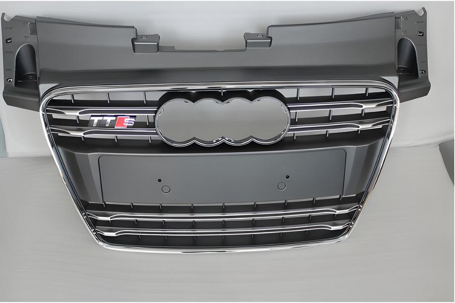 Audi TT 2006-2014 Front Grille S-Style (2008-2014, black with chrome) Image