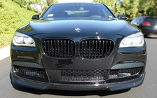 BMW 7 Series F01/F02 2008-2015 Kidney Grille 1 Bar (Gloss Black) photo 1