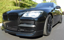 BMW 7 Series F01/F02 2008-2015 Kidney Grille 1 Bar (Gloss Black) photo 3