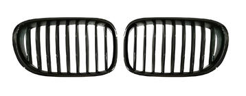 BMW 7 Series F01/F02 2008-2015 Kidney Grille 1 Bar (Gloss Black) photo 2