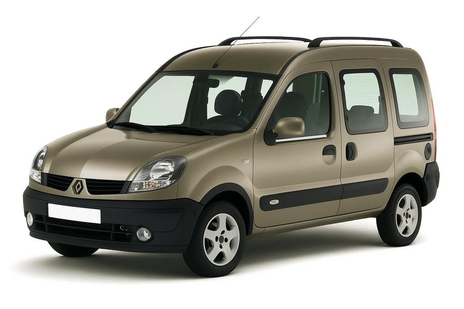 Renault Kangoo 1998-2008 Exterior window trim (2 pcs, stainless steel) OmsaLine - Italian Stainless Steel Image