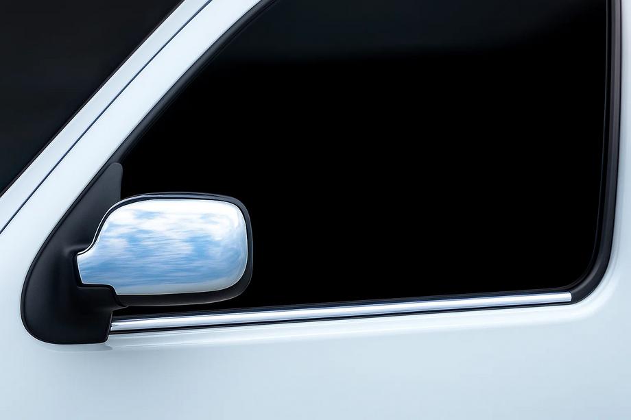 Renault Kangoo 1998-2008 Exterior window trim (2 pcs, stainless steel) Carmos - Turkish Stainless Steel Photo 3
