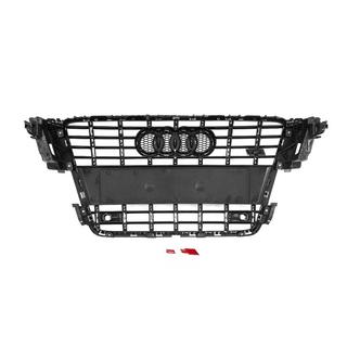Front Grille S-Style (2007-2011, black with chrome) Audi A5 2007-2015 photo 4