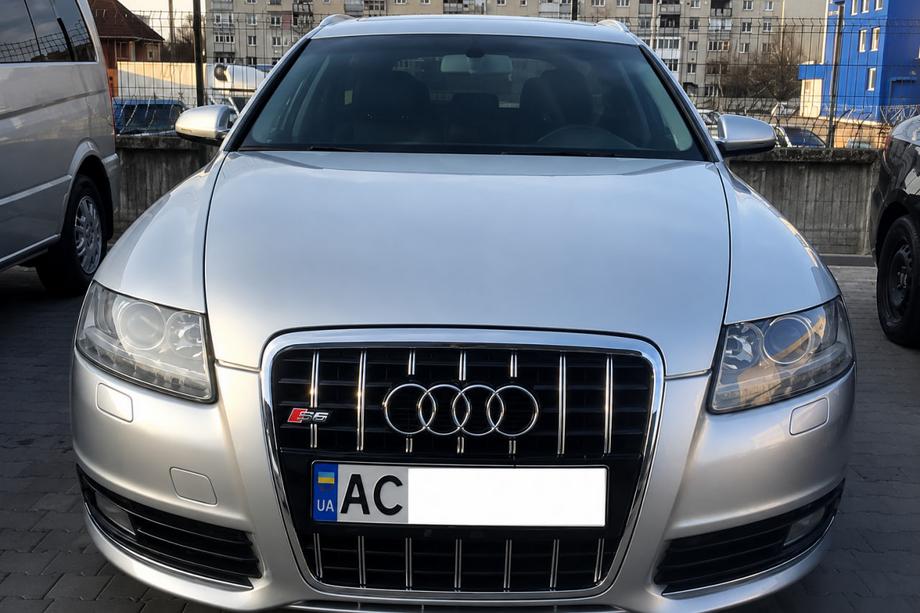 Audi A6 C6 2004-2011 Front Grille S-Style (black with chrome) Photo 1