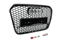Audi A6 C7 2011-2017 Front black grille RS-style (2011-2014) photo 2