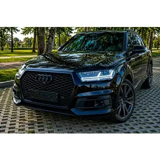 Front RSQ7-style grille (2015-2019, black) photo 4