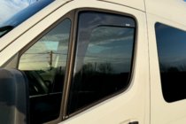 Mercedes Sprinter W907/W910 2018- In-channel window deflectors (2 pcs, HIC) photo 1