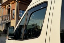 Mercedes Sprinter W907/W910 2018- In-channel window deflectors (2 pcs, HIC) photo 3