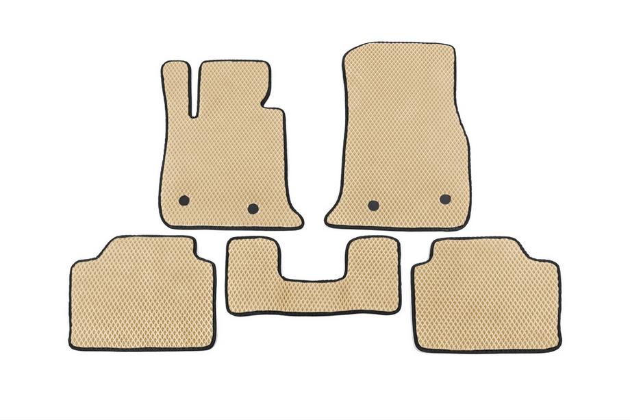 BMW 4 Series F32/F33/F36 2012-2020 EVA Floor Mats V1 (Beige) Image
