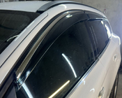 Volvo XC60 2009-2017 Window Deflectors with Chrome Trim Niken Luxury (6 pcs) photo 5