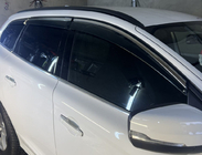 Volvo XC60 2009-2017 Window Deflectors with Chrome Trim Niken Luxury (6 pcs) photo 1