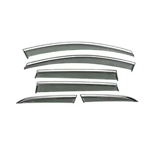Window Deflectors with Chrome Trim Niken Luxury (6 pcs) Volvo XC60 2009-2017 photo 3