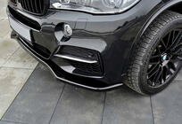 BMW X5 F15 2013-2018 Front Lip DPT V-1 (for M-Sport, Gloss Black) photo 1