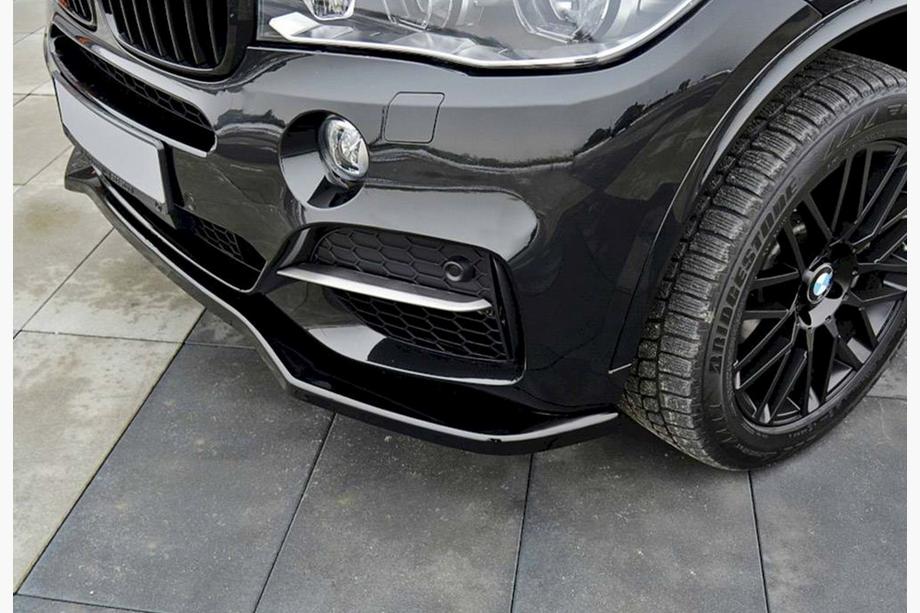 BMW X5 F15 2013-2018 Front Lip DPT V-1 (for M-Sport, Gloss Black) Image
