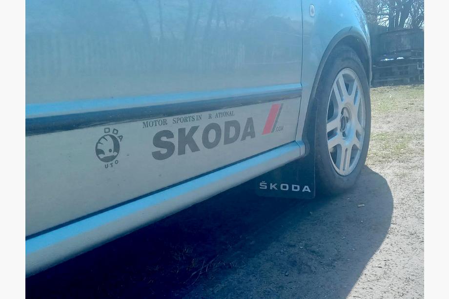 Skoda Universal Mud Flaps Polytep (230*375, 2 pcs) Photo 4