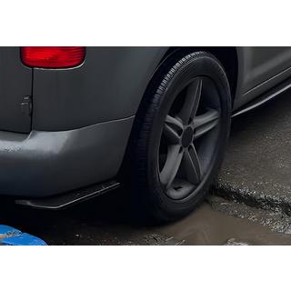 Flap Rear Bumper Cover DPT (ABS) (2pcs) (Gloss Black) Volkswagen Caddy 2004-2010 photo 1