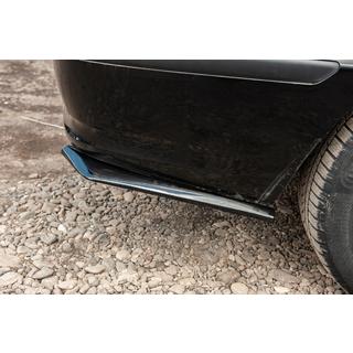 Flap Rear Bumper Cover DPT (ABS) (2pcs) (Gloss Black) Volkswagen Caddy 2010-2015 photo 3