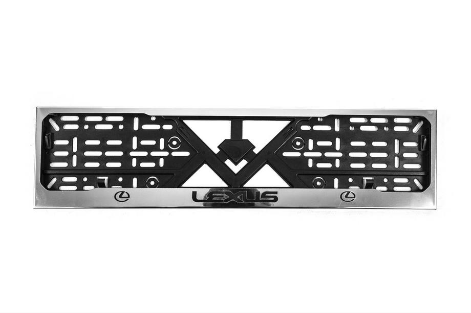 Lexus License Plate Frame Chrome (1 pc, Stainless Steel) Photo 2