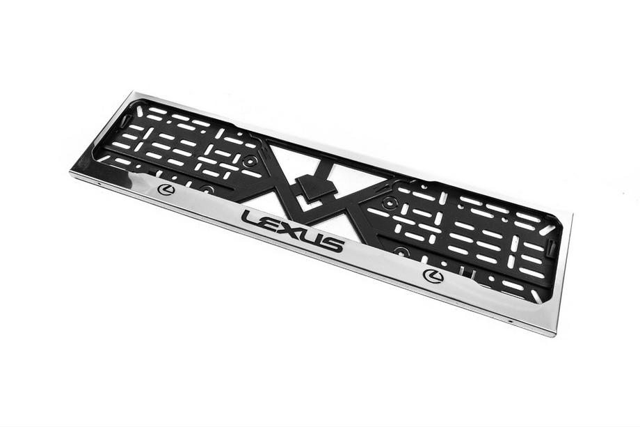 Lexus License Plate Frame Chrome (1 pc, Stainless Steel) Photo 1