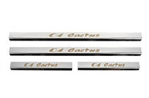 Citroen Cactus 2014-2020 Carmos Door Sill Protectors (4 pcs, Stainless Steel) photo 1