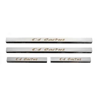 Carmos Door Sill Protectors (4 pcs, Stainless Steel) photo 1