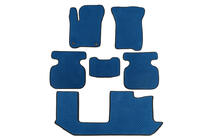 Fiat Freemont 2011-2016 EVA Floor Mats (3 Rows, Blue) photo 1