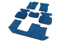 Fiat Freemont 2011-2016 EVA Floor Mats (3 Rows, Blue) photo 2