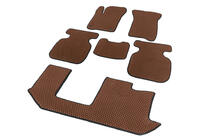 Fiat Freemont 2011-2016 EVA Floor Mats (3 Rows, Brown) photo 2