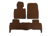 Toyota Land Cruiser 200 2007-2021 EVA V-2 Polyurethane Floor Mats (2012-2021, Brown) photo 1