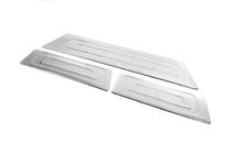 Ford Custom 2023- Interior door sill covers (3 pcs, stainless steel) photo 2