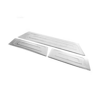 Interior door sill covers (3 pcs, stainless steel) photo 2