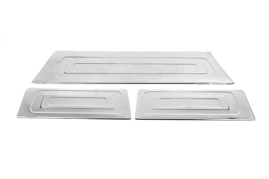 Ford Custom 2023- Interior door sill covers (3 pcs, stainless steel) Image