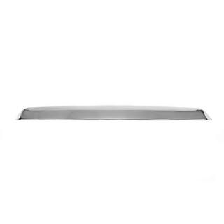 Carmos stainless steel trim above license plate photo 1