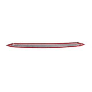 Carmos stainless steel trim above license plate photo 3