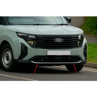 Front bumper protector trim (1 pc, stainless steel) photo 3
