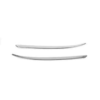 Stainless steel front bumper corner protectors (2 pcs) photo 3