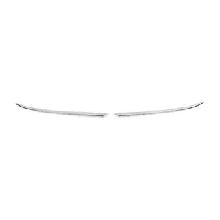 Stainless steel front bumper corner protectors (2 pcs) photo 1