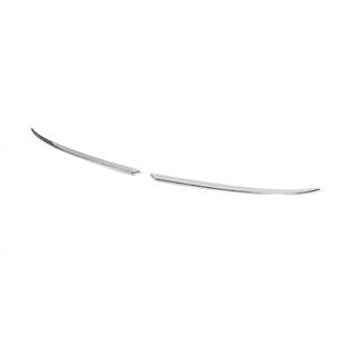 Stainless steel front bumper corner protectors (2 pcs) photo 2
