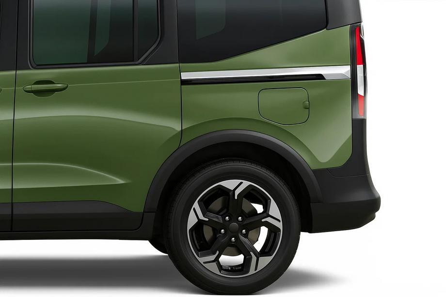 Ford Courier 2023- Stainless Steel Sliding Door Molding Image