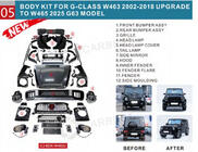 Mercedes G class W463 1990-2018 Facelift Body Kit to W465 2025 G63 photo 78