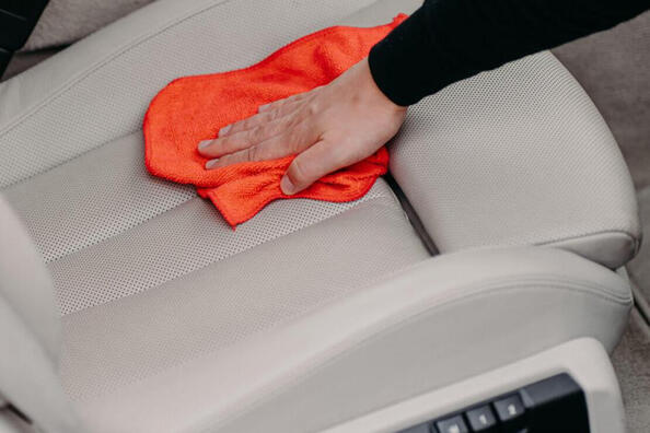 How to remove coffee stains from car seats?