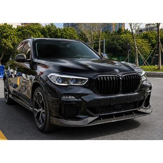 Front Lip Spoiler Paradigm V-1 (2018-2022, Real Carbon) BMW X5 G05 2019–2026 photo 1