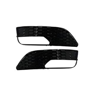 Fog Light Grilles RS-Style V-2 (2012-2016, 2 pcs, Black) Audi A3 2012-2020 photo 3