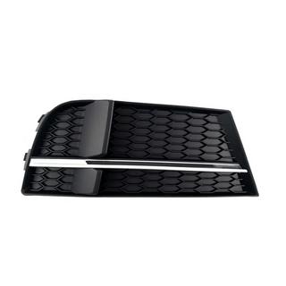 Fog Light Grilles S-Style V-2 (2016-2020, 2 pcs, Black) Audi A3 2012-2020 photo 2