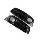 Audi A4 B8 2007-2015 Fog Light Grilles RS-Style (2007-2011, 2 pcs, Black) photo 1