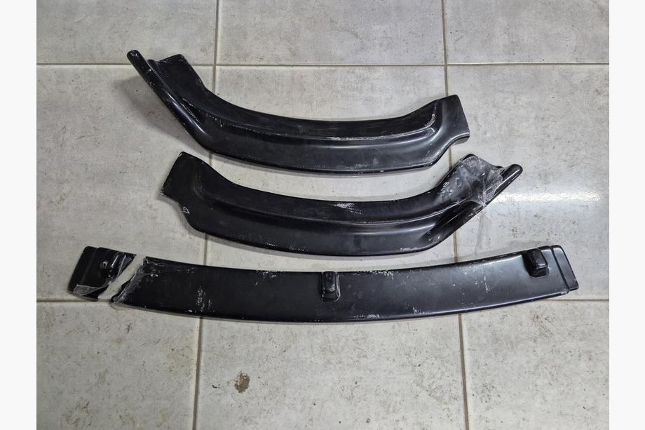 BMW 3 Series F30/F31 2012-2019 Clearance Front Bumper Lip DPT for Stock Version (Gloss Black) Photo 2