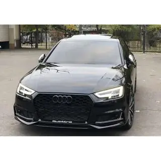 Fog light grilles with RS-Style opening (2015-2019, 2 pcs, Black) photo 2